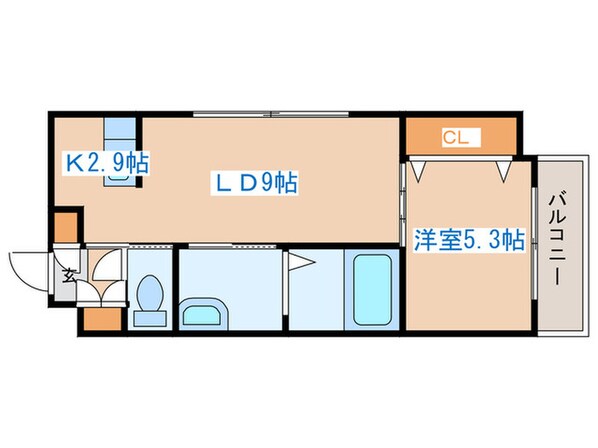 YU‐COURT　大通西13の物件間取画像